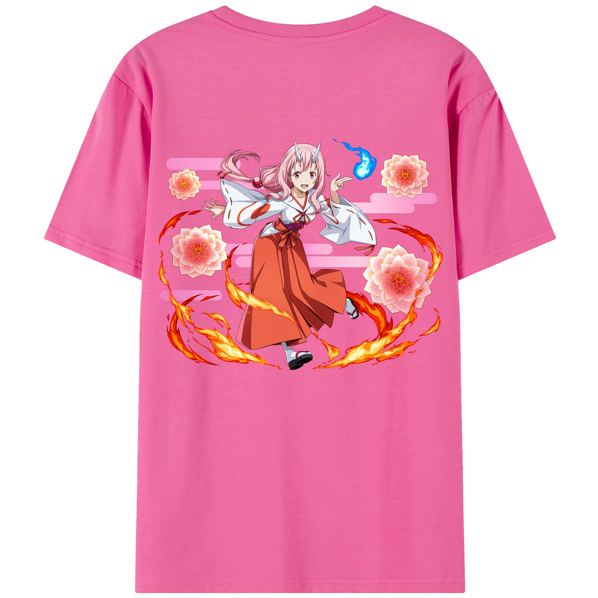 （画像用） 転スラ Regarding Reincarnated to Slime レディース半袖Tシャツ(バックプリント)